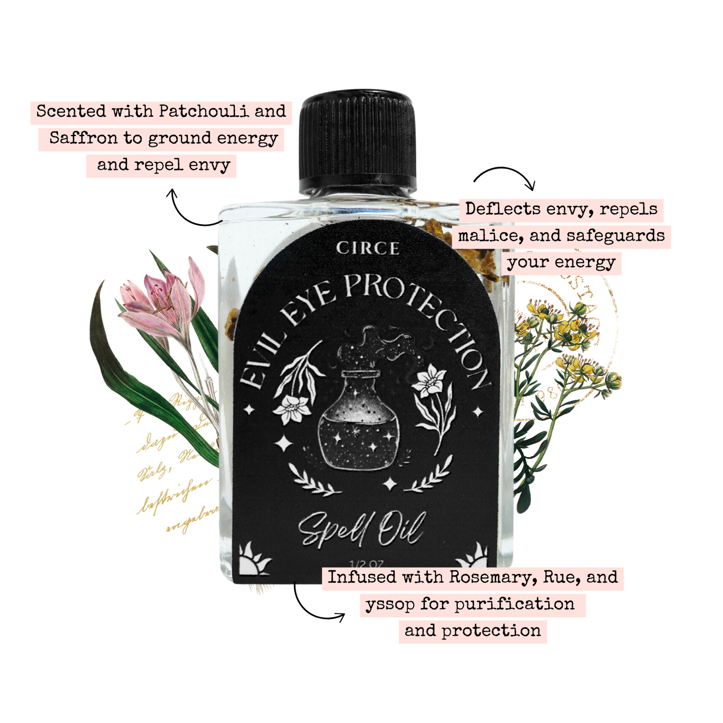 Evil Eye Protection - Spell Oil - Hex Removal Spells