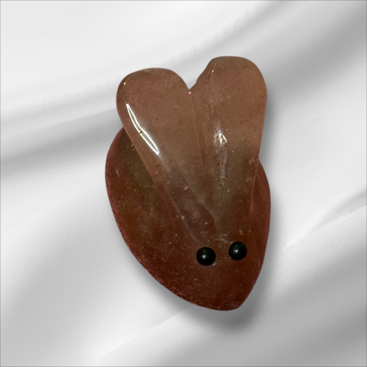 Strawberry Quartz Bunny #2