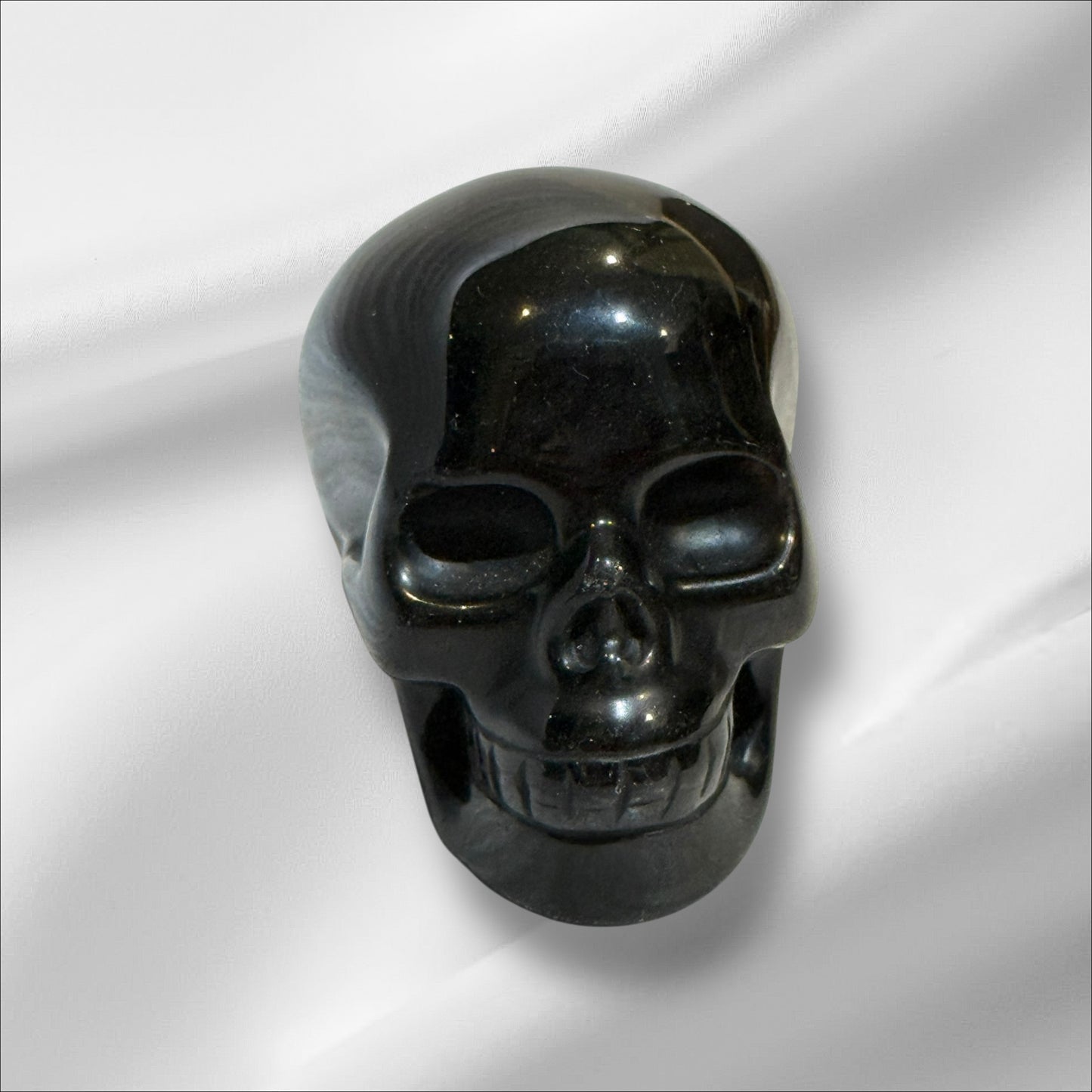 Sheen Obsidian Skull