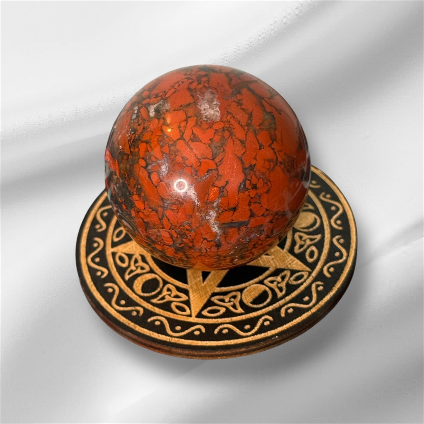 Chicken Bloodstone Sphere
