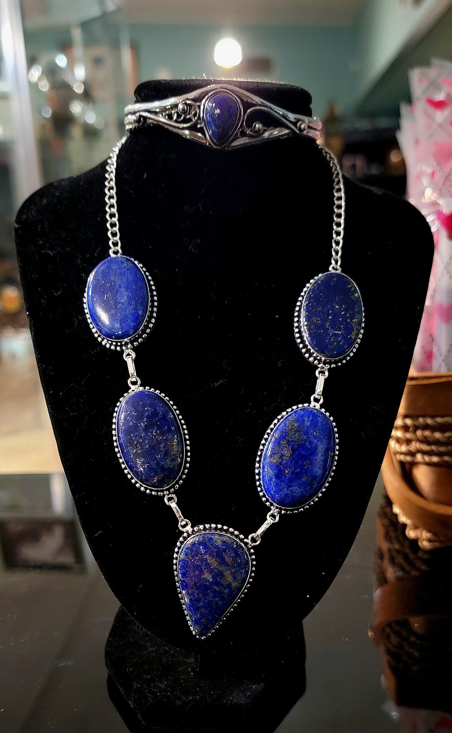 Lapis Silver Necklace