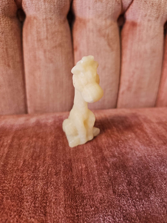 Yellow Calcite Giraffe #296 image 0