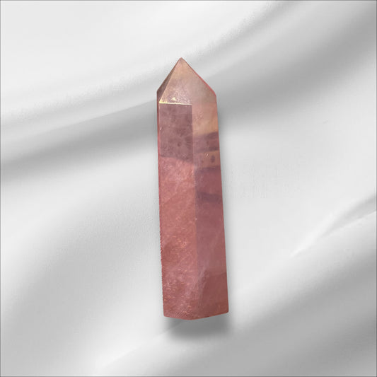 Aura Rose Quartz Tower