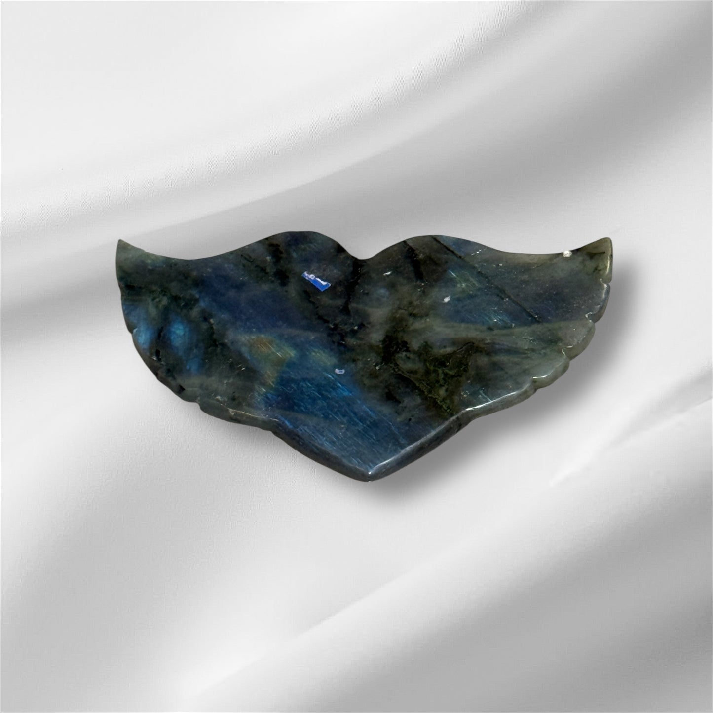 Labradorite Heart Wings