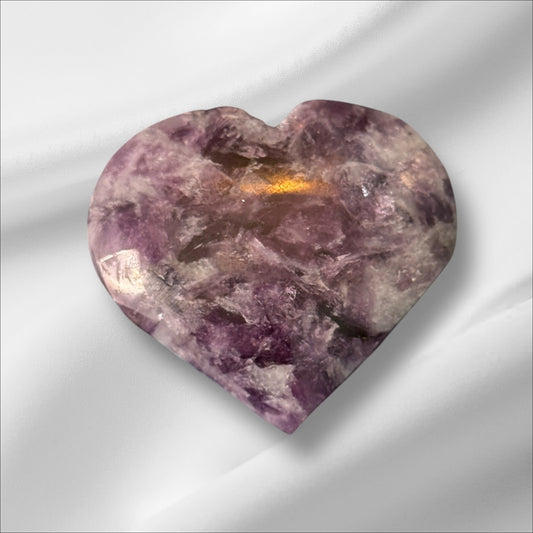 Purple Mica Heart