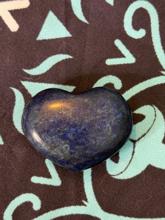 Lapis Lazuli w/ Pyrite Heart