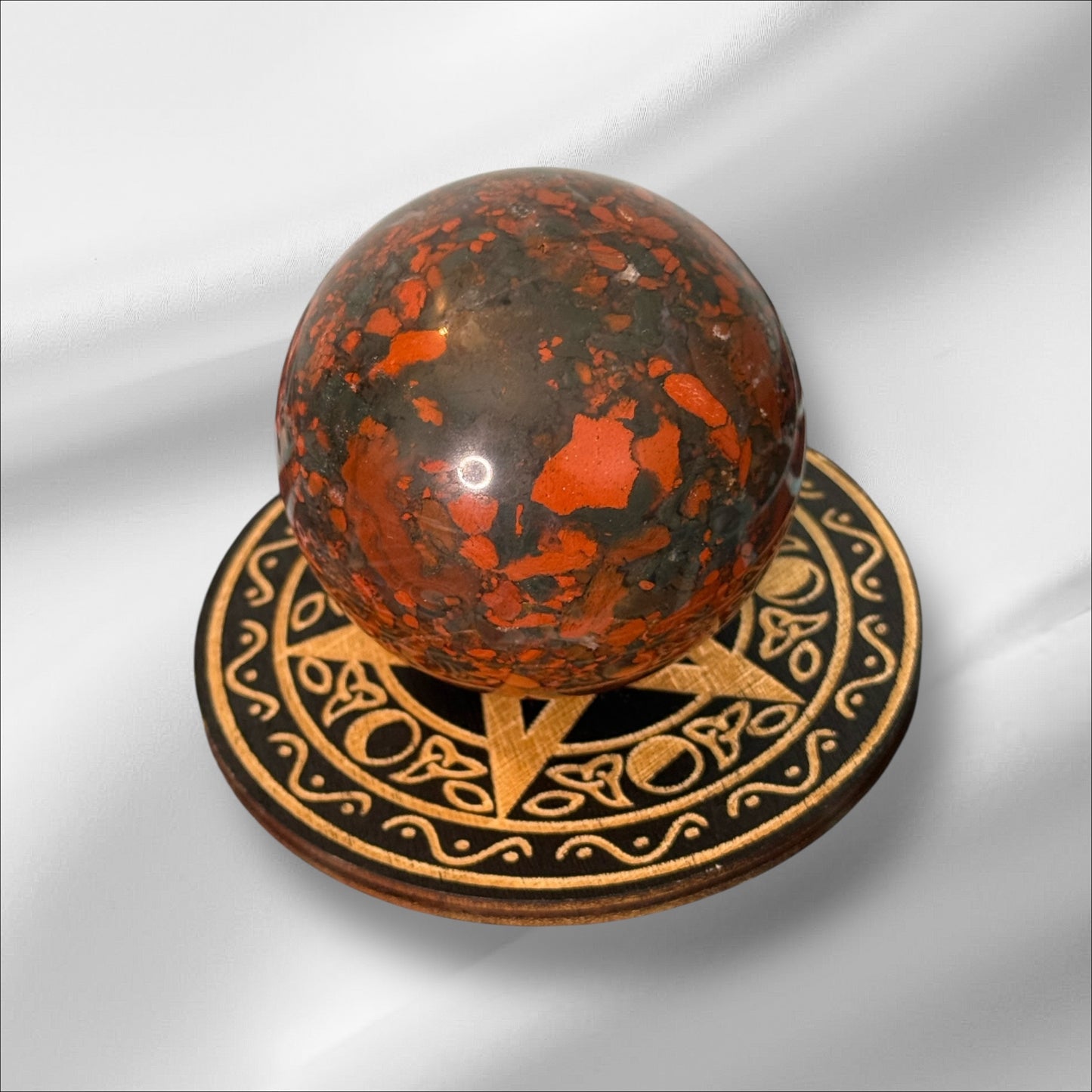 Chicken Bloodstone Sphere