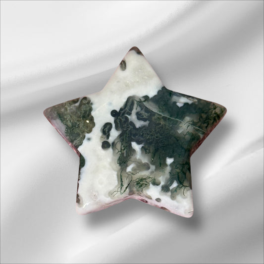 Moss Agate Star