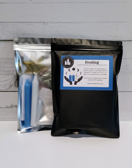 Healing 3 Night Ritual Spell Kit Using The Moon Phases