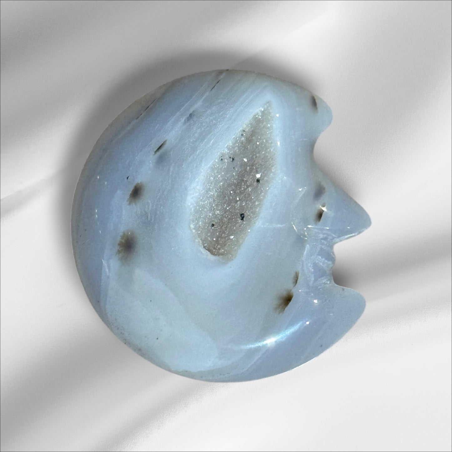 Agate Moon Face #1