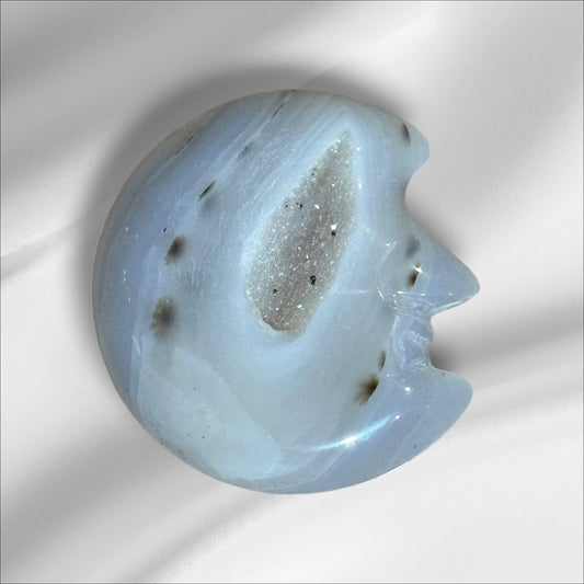 Agate Moon Face #1