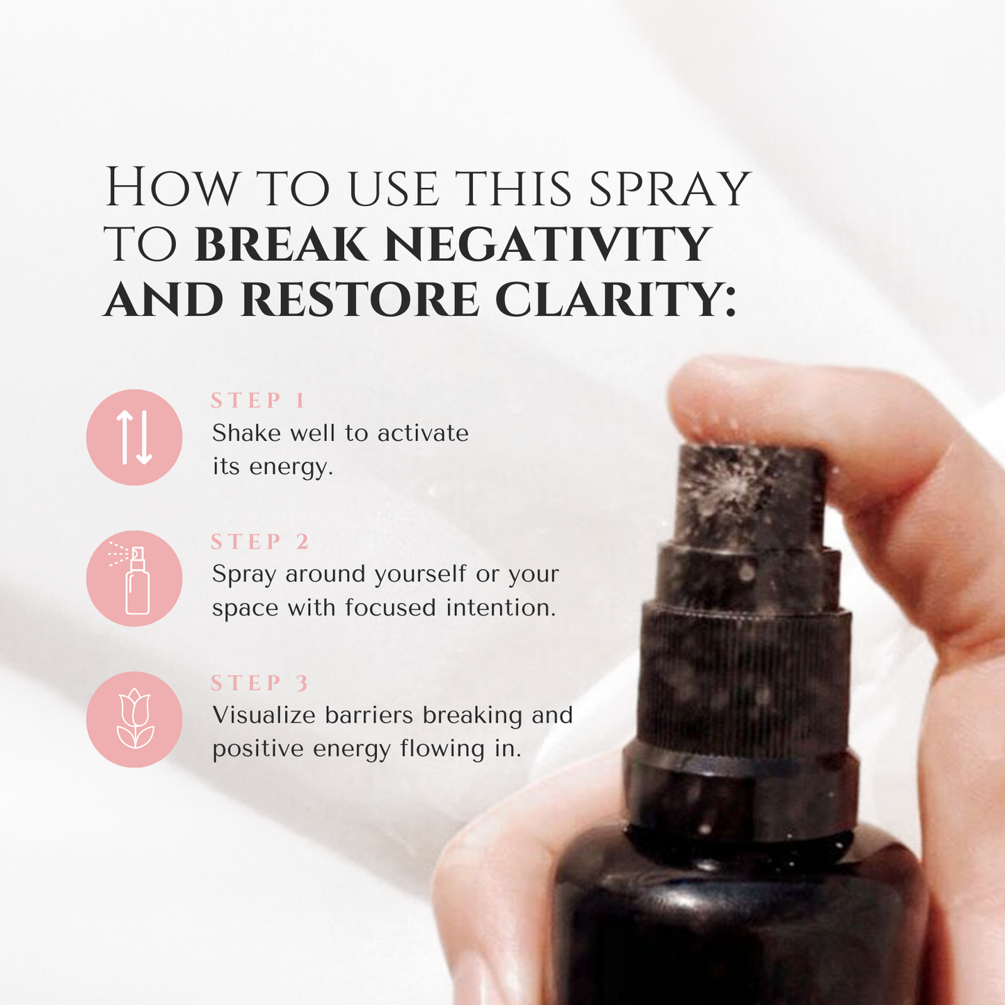Uncrossing Smudge Spray - Energy Clearing Sage Smudge Spray