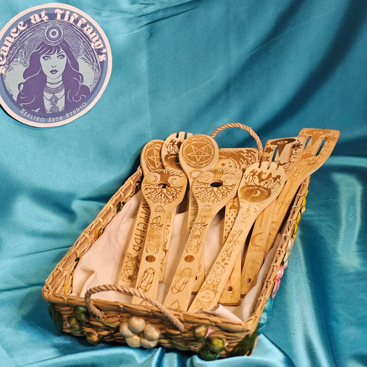 Wood Burned Kitchen Utensils image 0