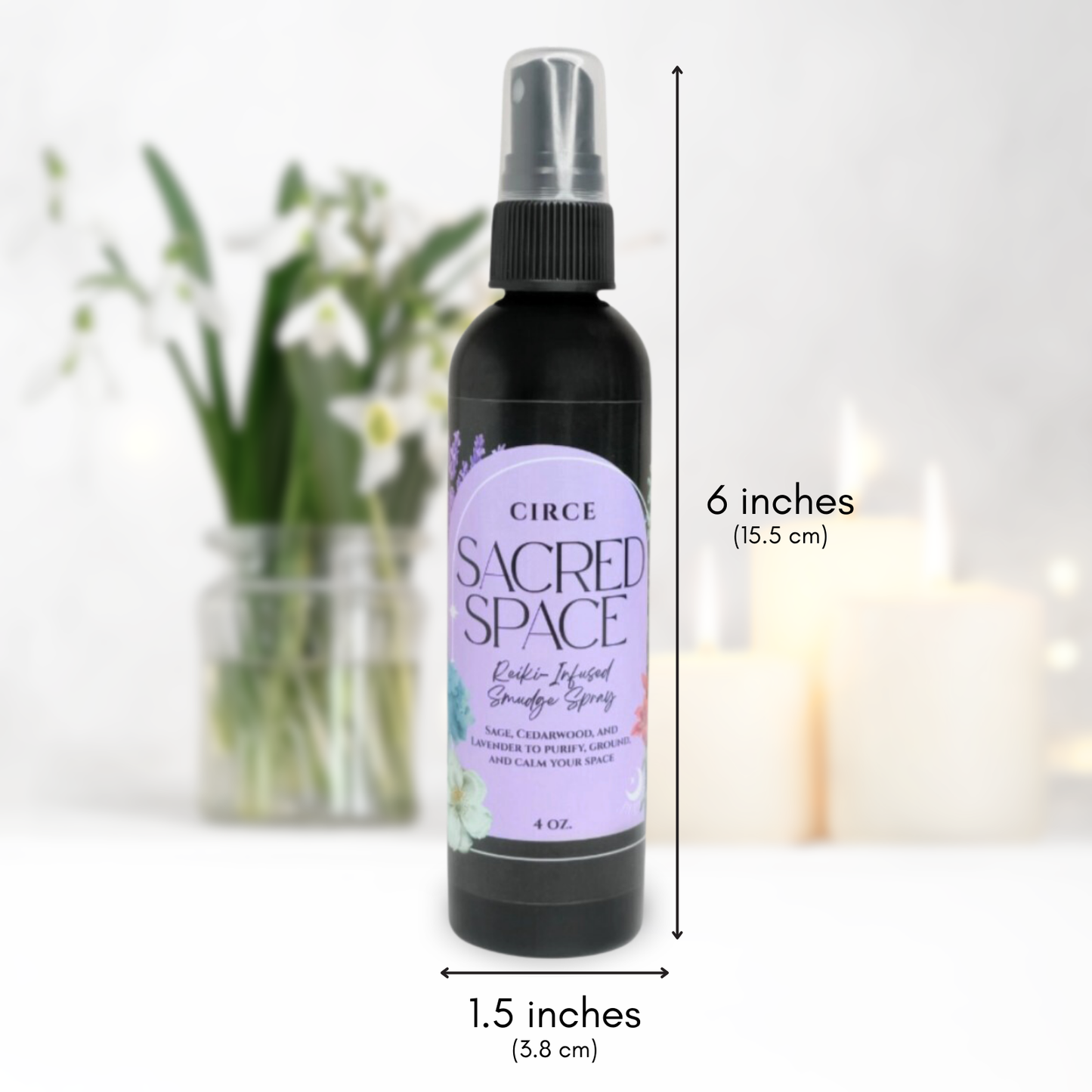 Sacred Space Smudge Spray - Smudge Spray - Palo Santo White
