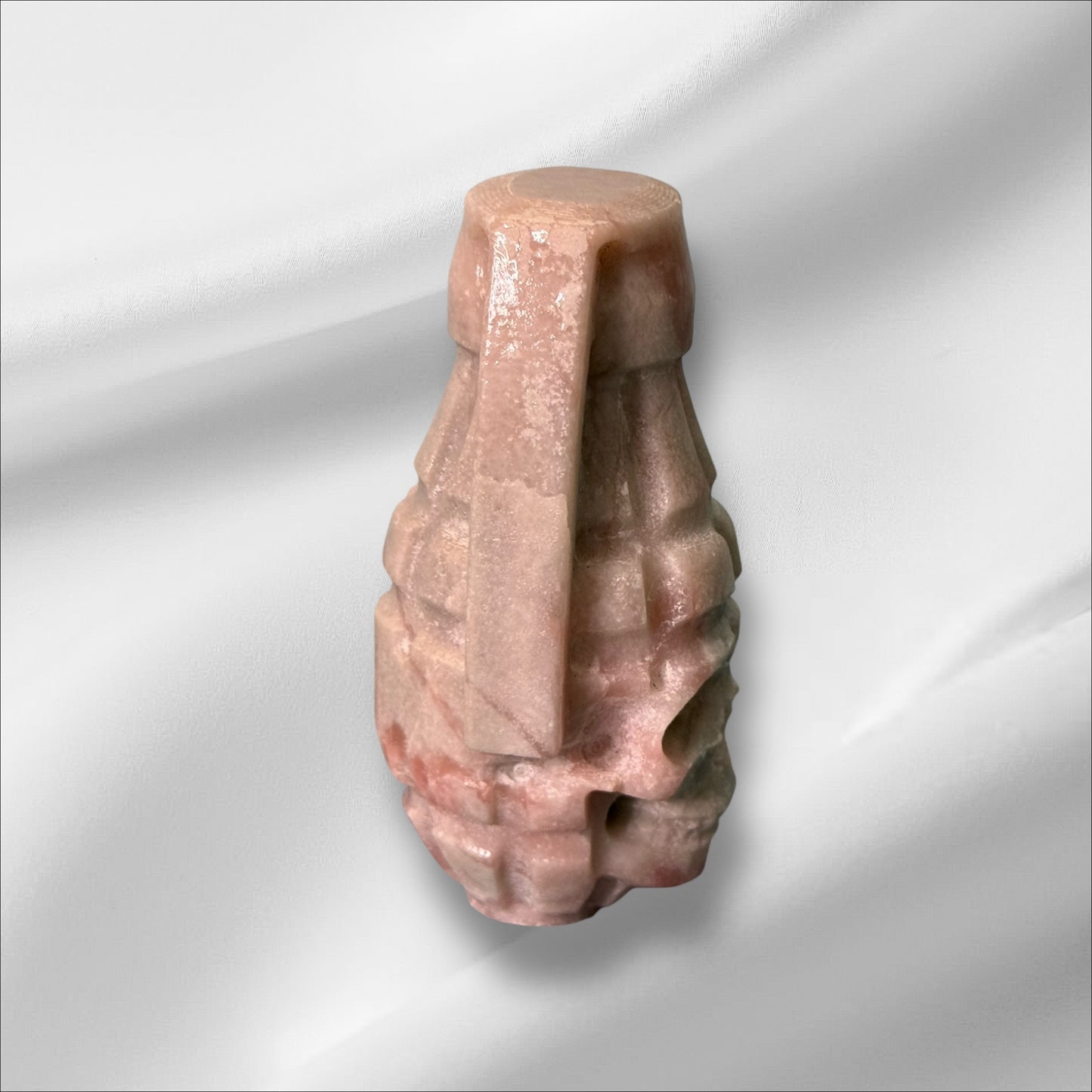 Pink Opal Skull Grenade
