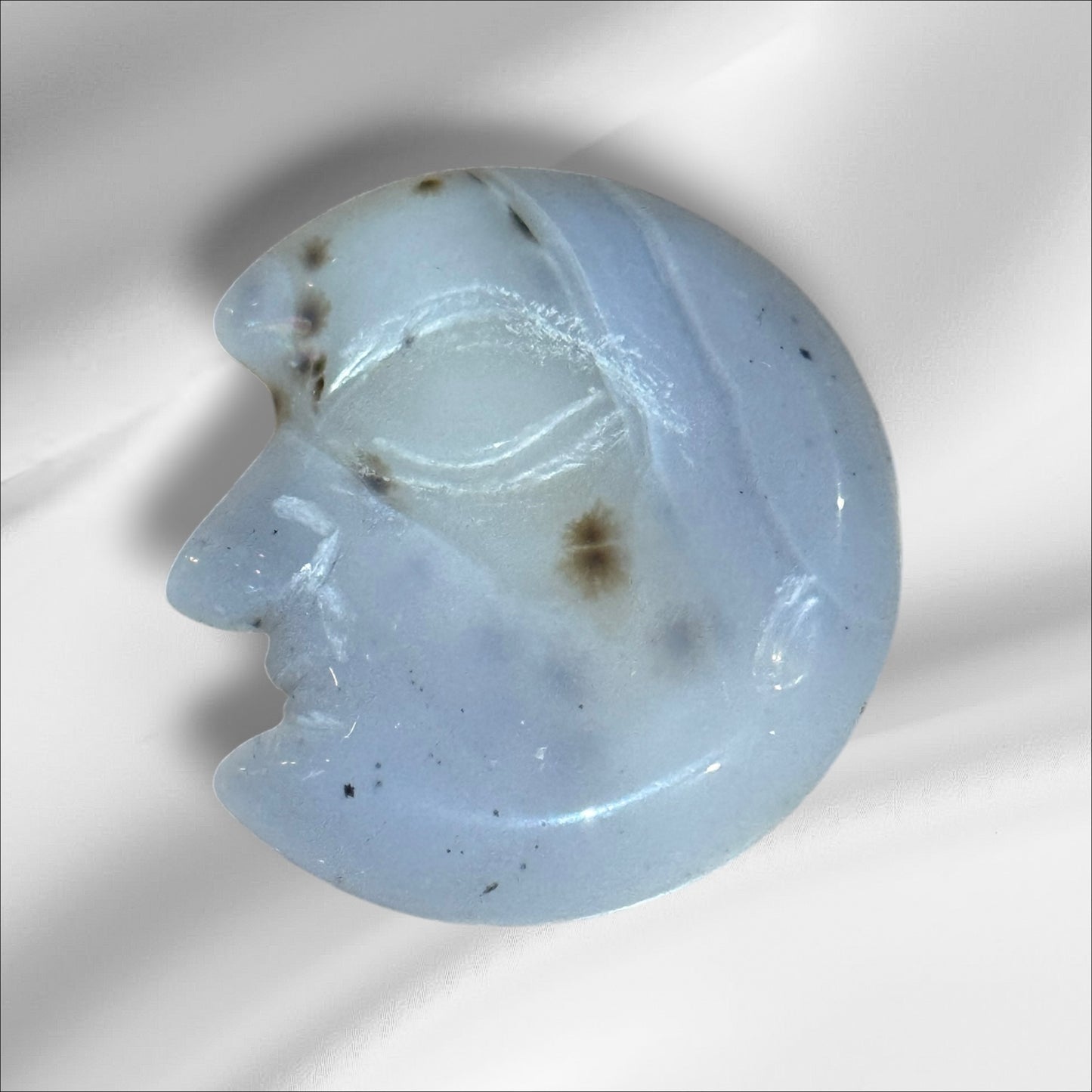 Agate Moon Face #1