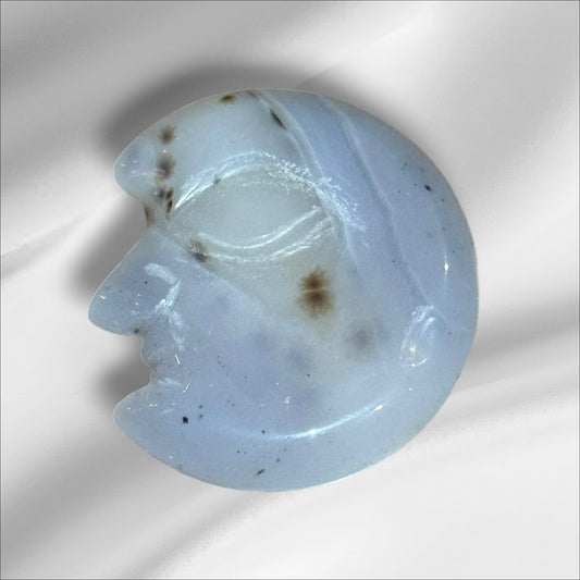 Agate Moon Face #1