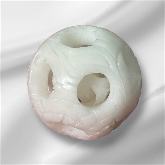 White Jade Puzzle Sphere