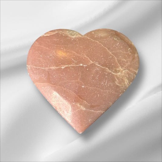 Pink Opal Heart