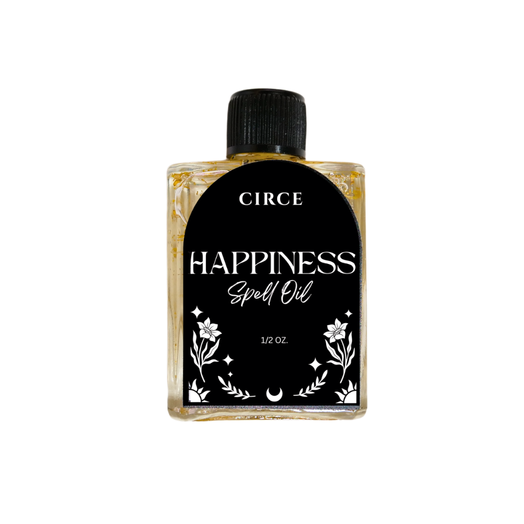 Happiness Spell Oil - Intention Ritual Oil - Joy Stress