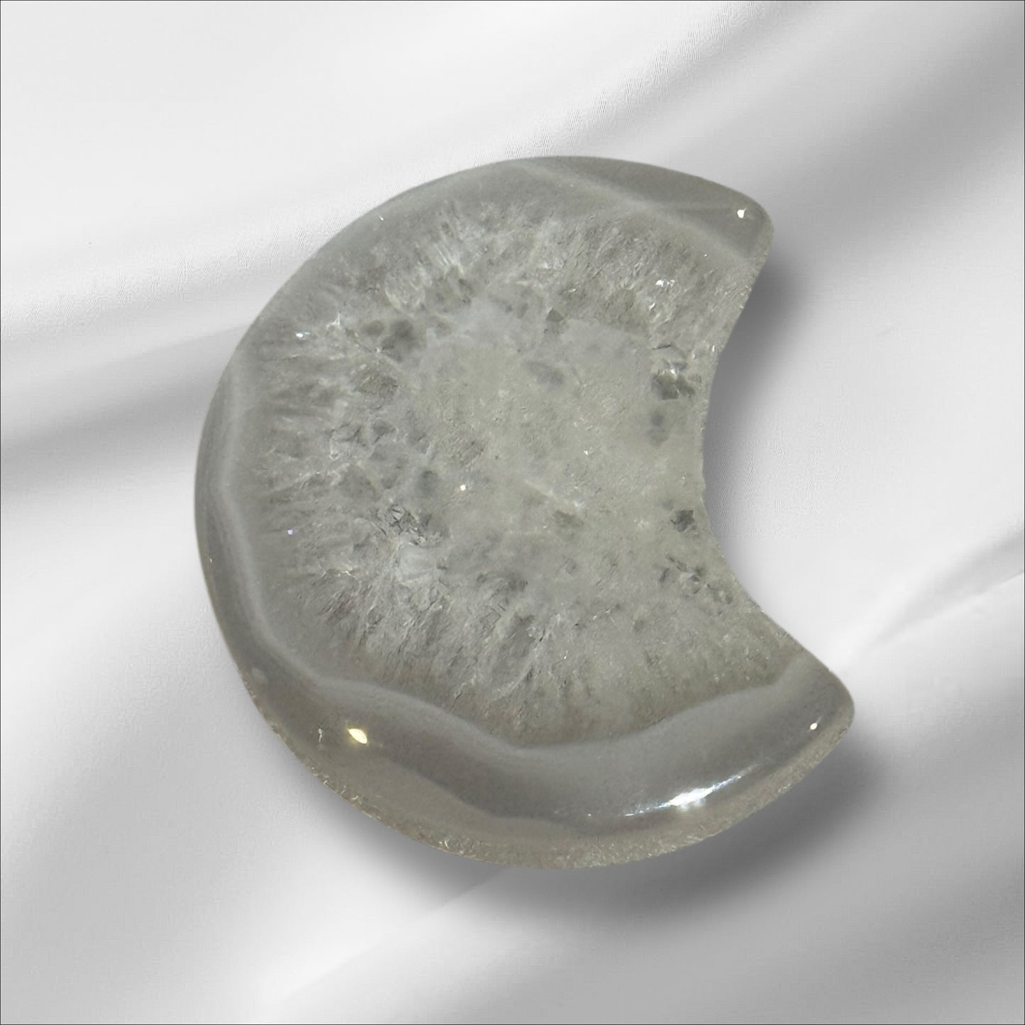 Quartz Agate Moon