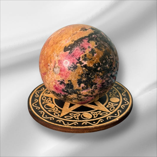 Rhodonite Sphere