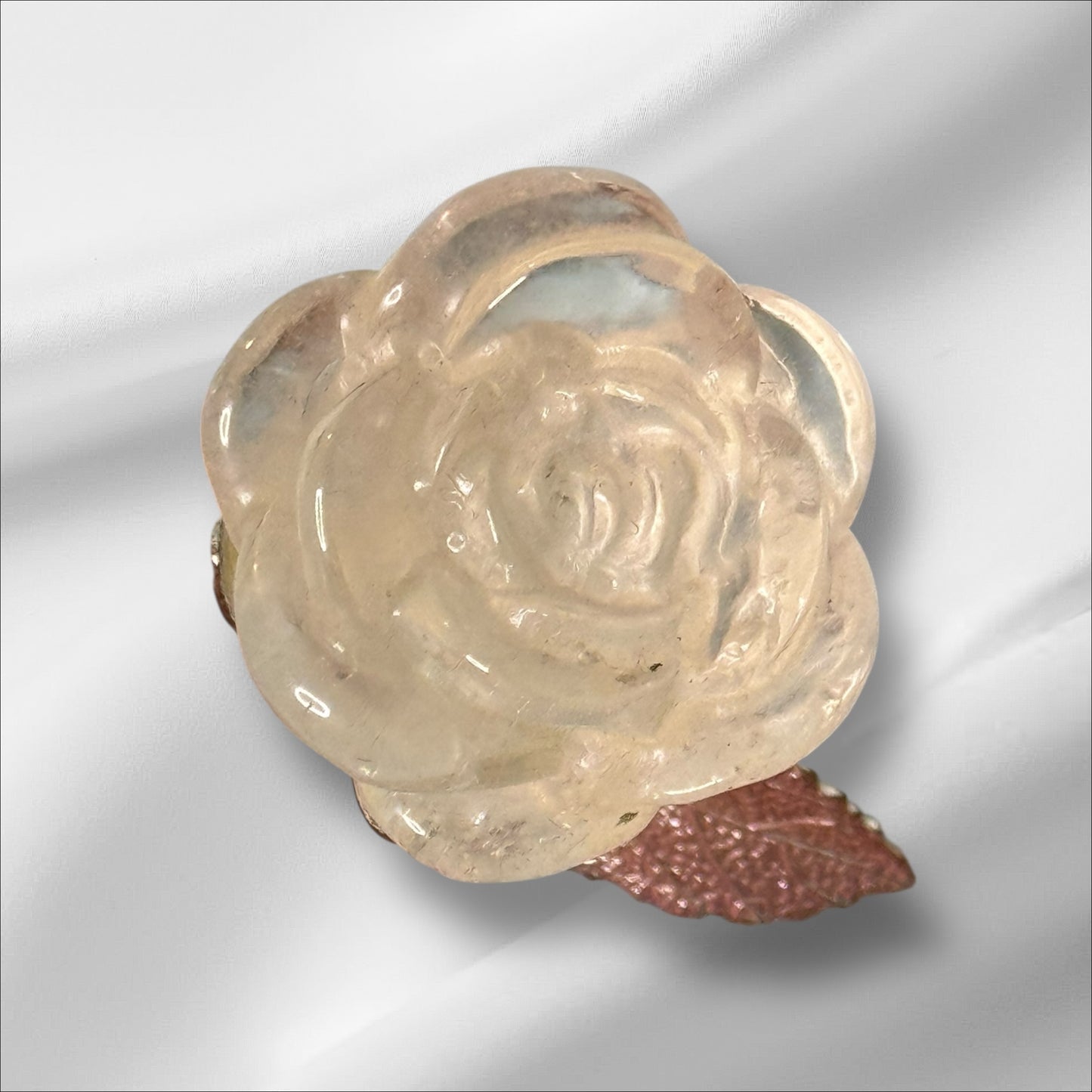 Large Rose Clear Quartz