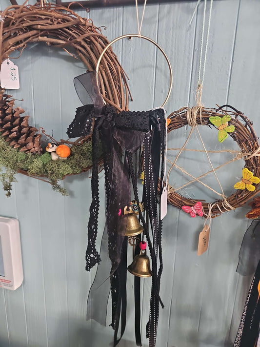 Black & Pink Witch Bells image 0