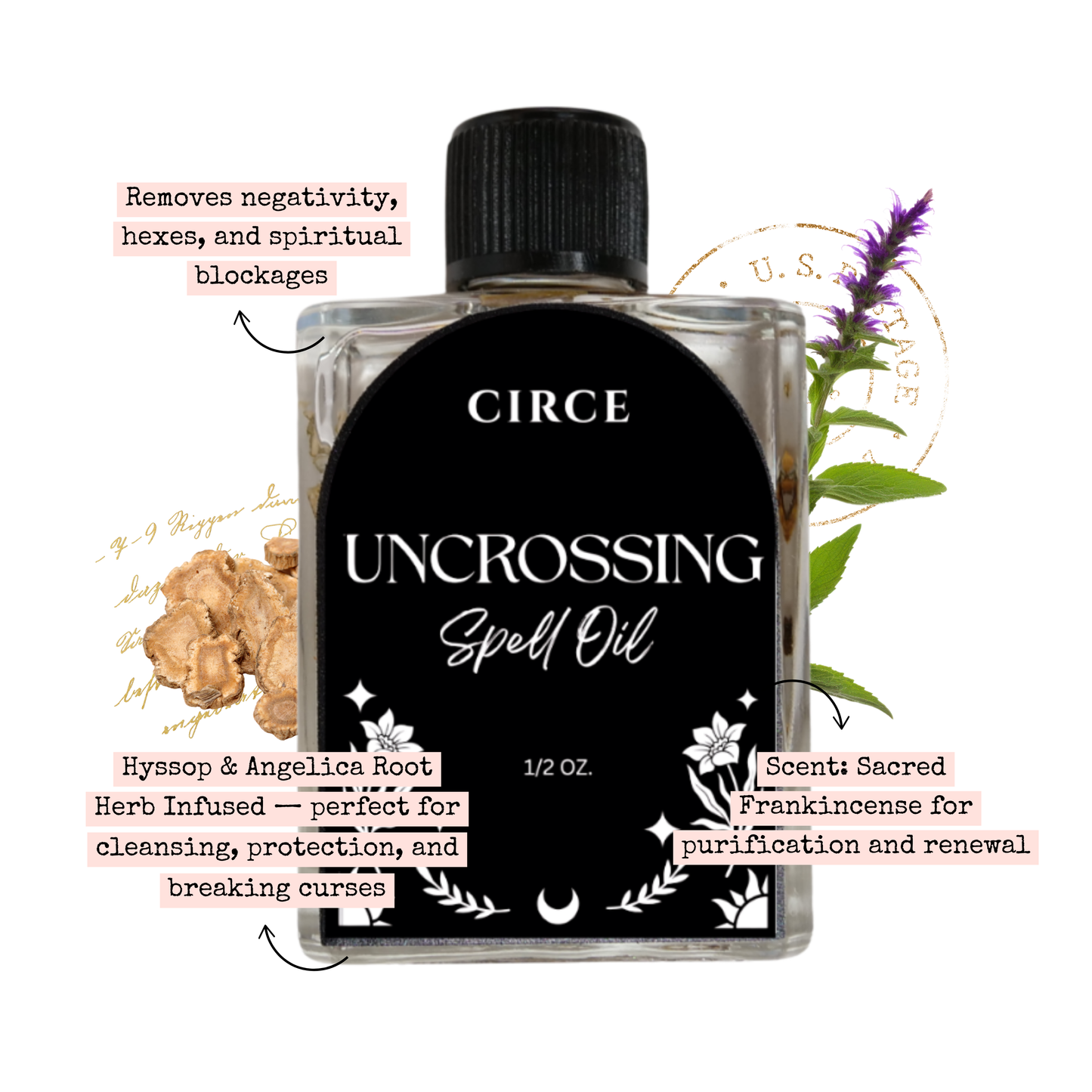 CIRCE Uncrossing Spell Oil 1/2 oz.