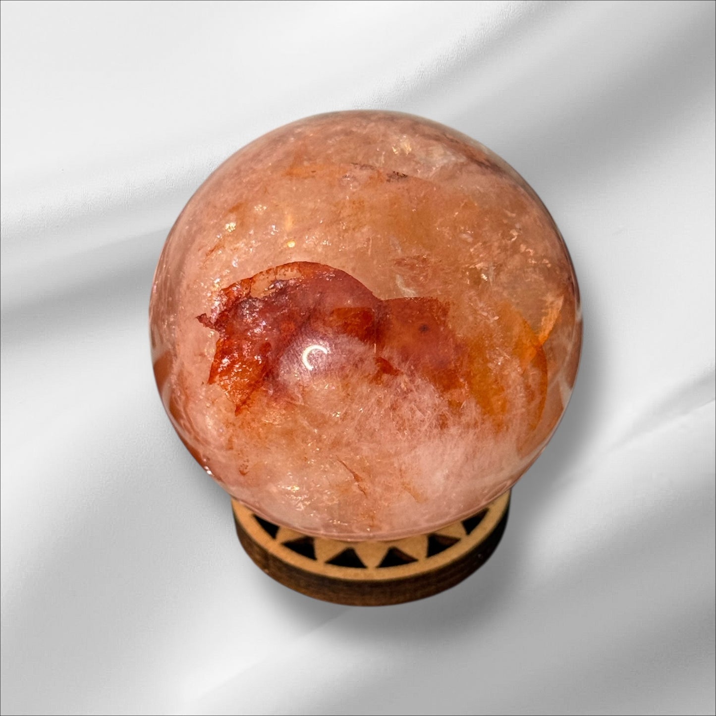 Fire Quartz Sphere