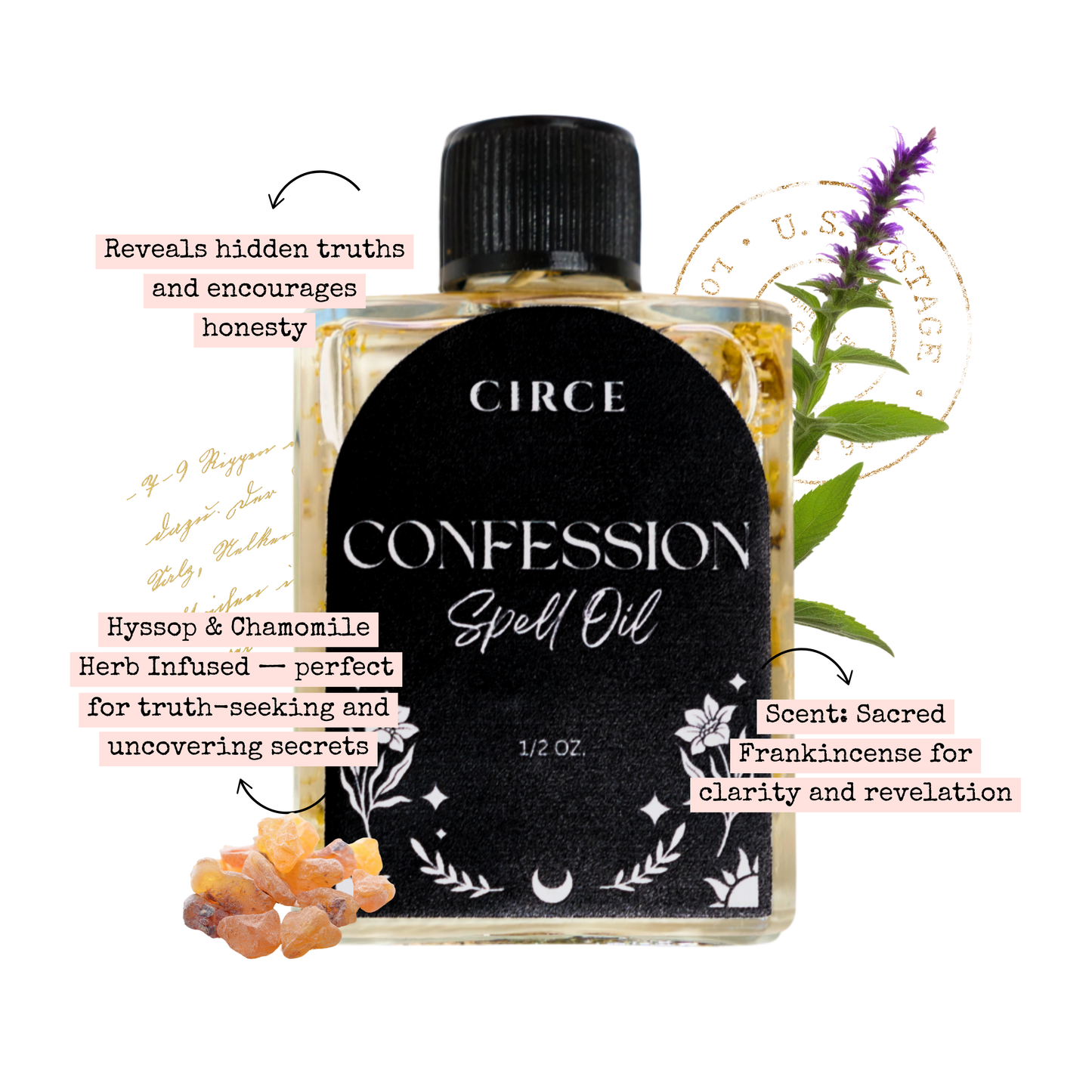 CIRCE Confession Spell Oil 1/2 oz.