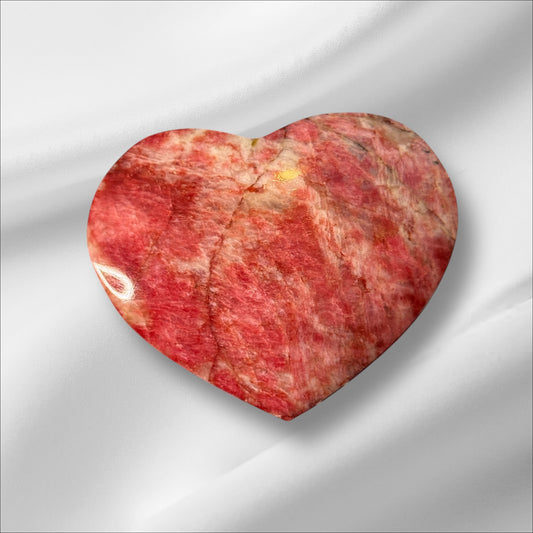 Dyed Moonstone Heart