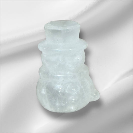 C12-64 Clear Quartz Snowman
