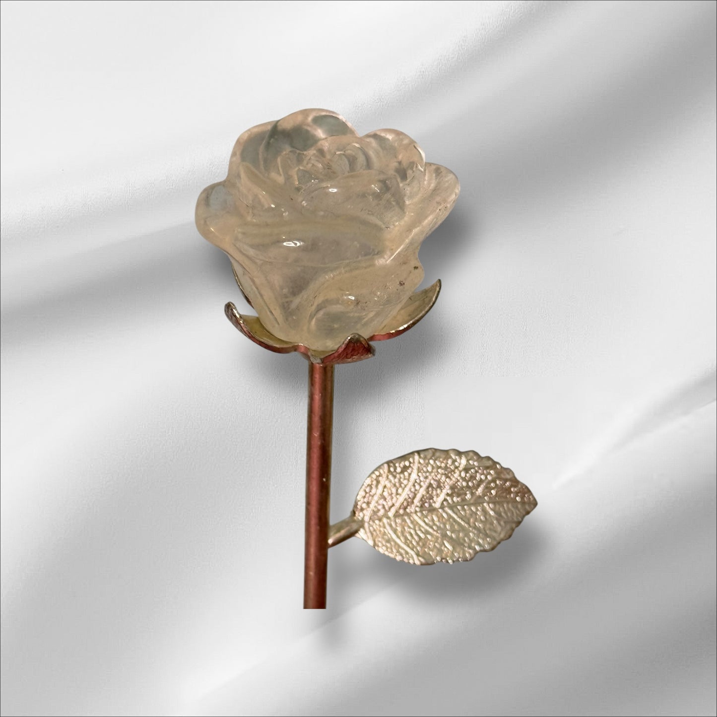 Large Rose Clear Quartz