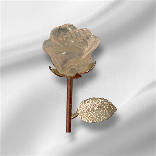 Large Rose Clear Quartz