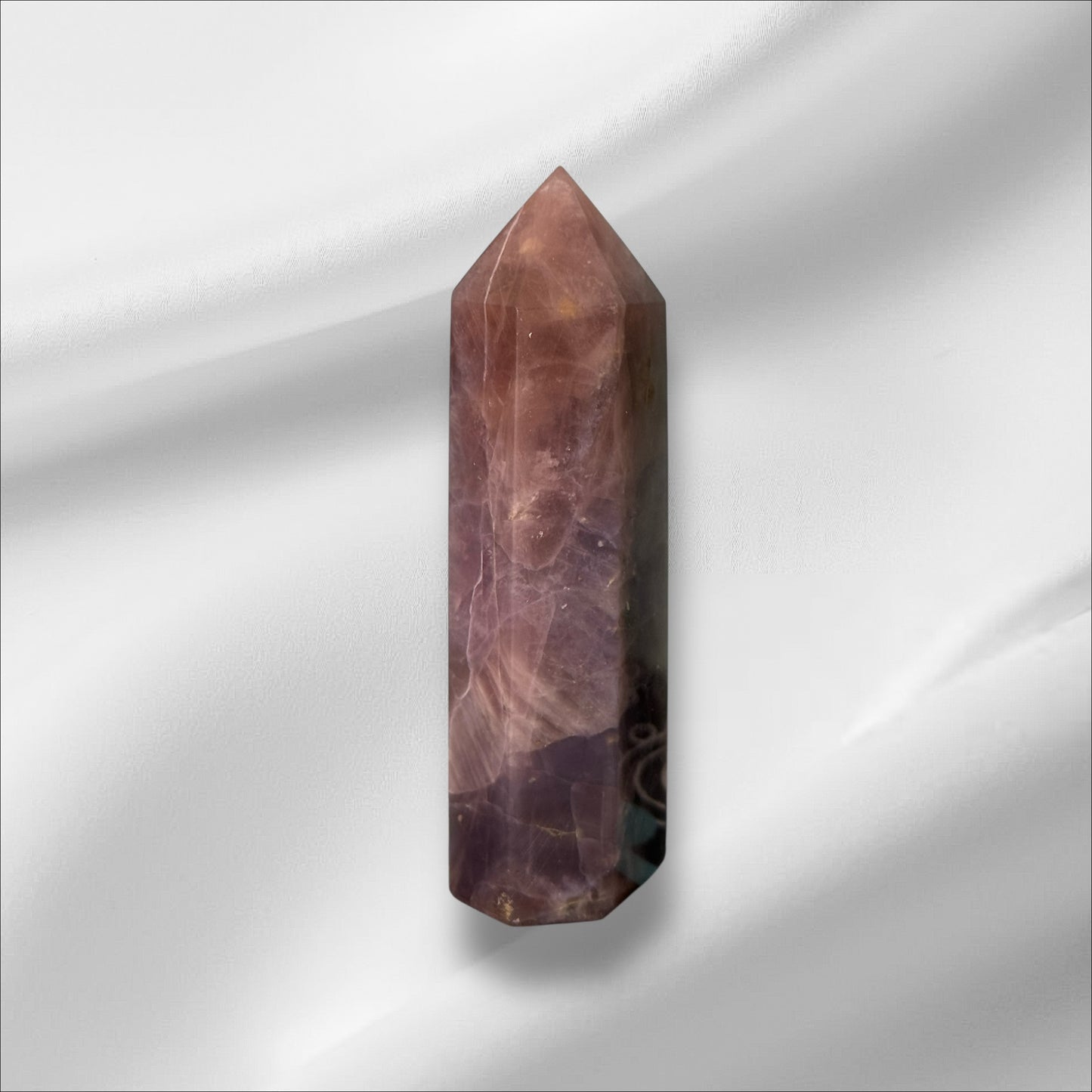 Lavender Rose Quartz Tower