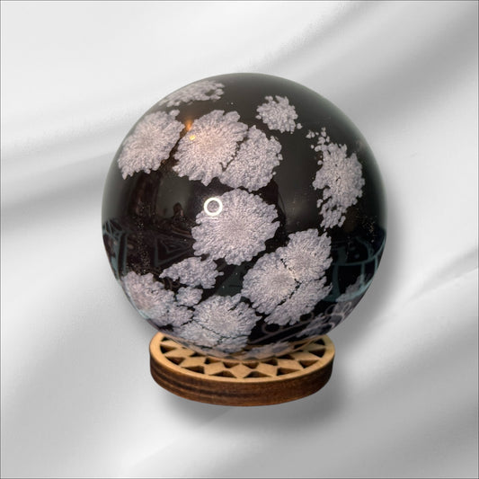 Snowflake Jasper Sphere