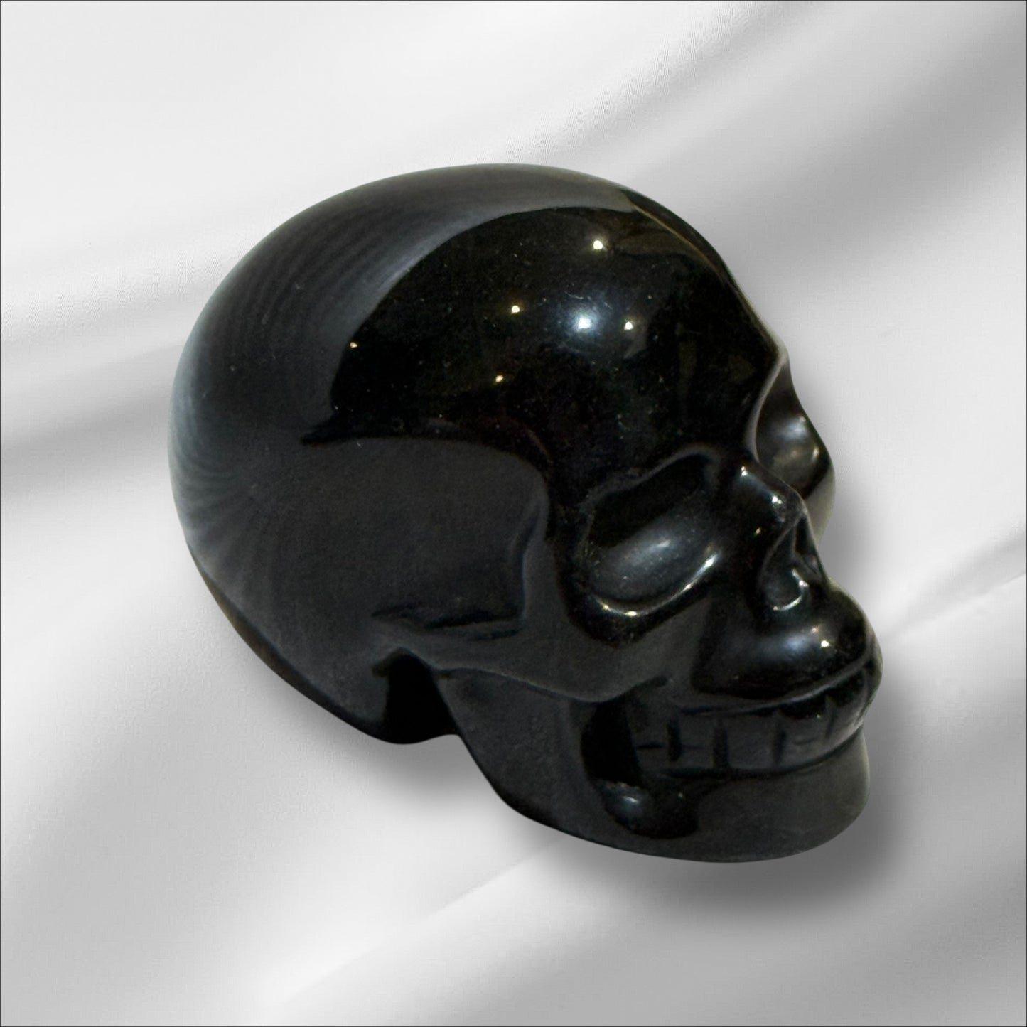 Sheen Obsidian Skull