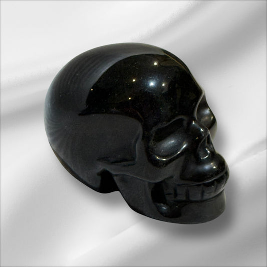 Sheen Obsidian Skull