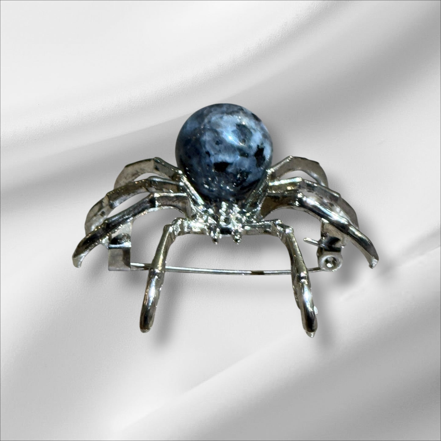 Lavakite Spider Pin
