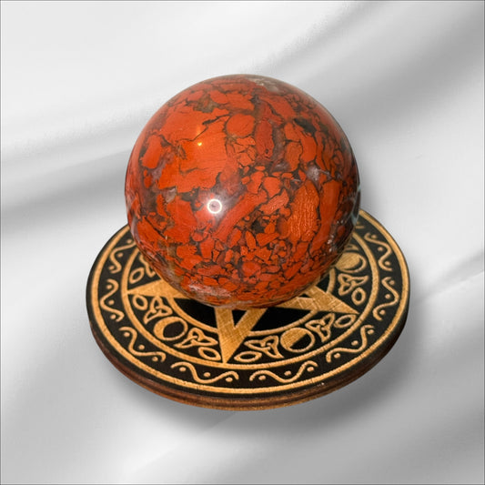 Chicken Bloodstone Sphere