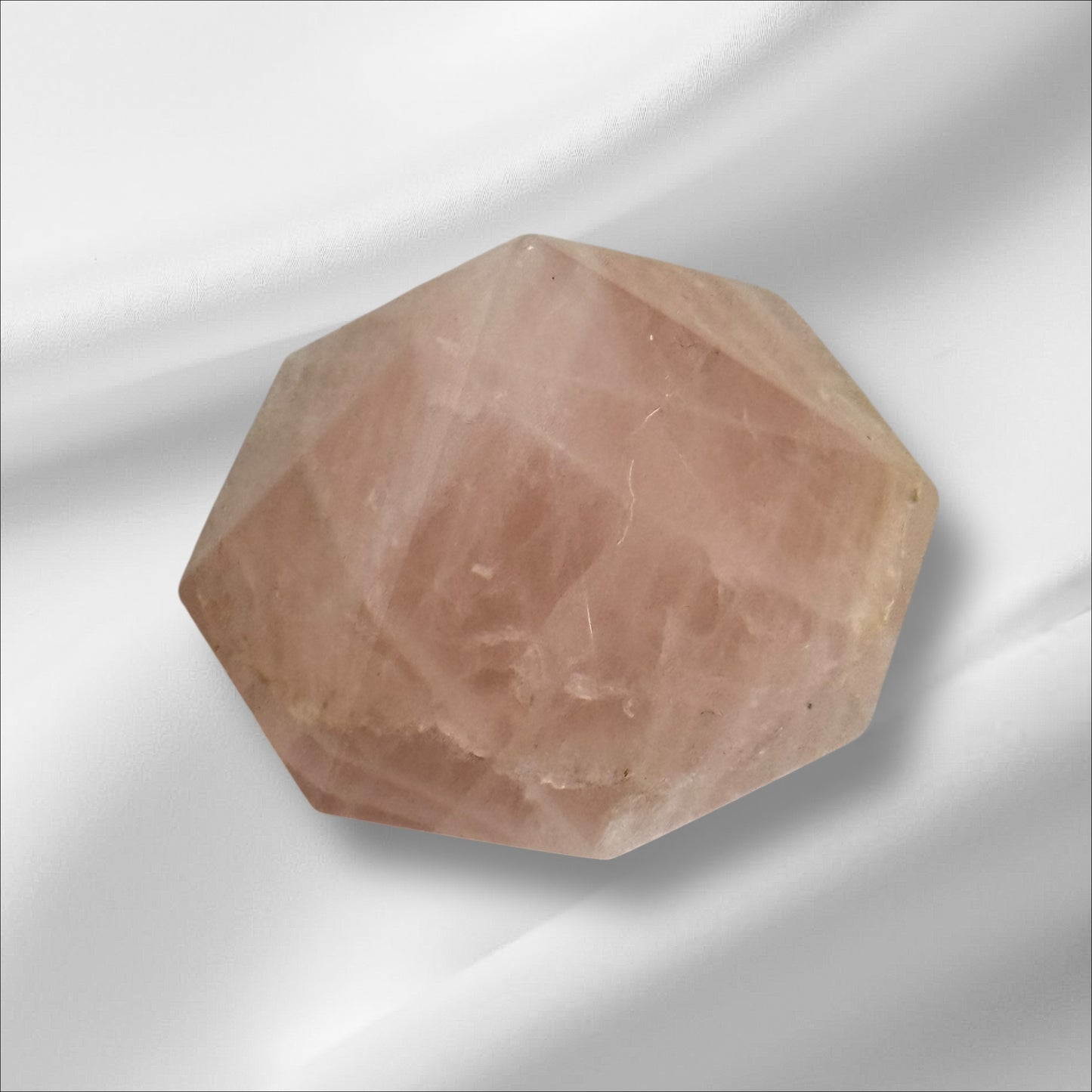 Rose Quartz Cube Diamond