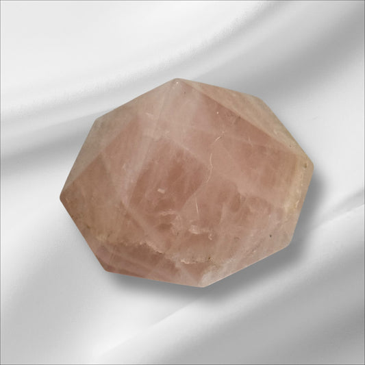 Rose Quartz Cube Diamond