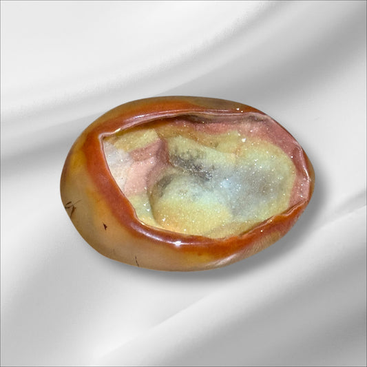 Carnelian Druzy Egg XL