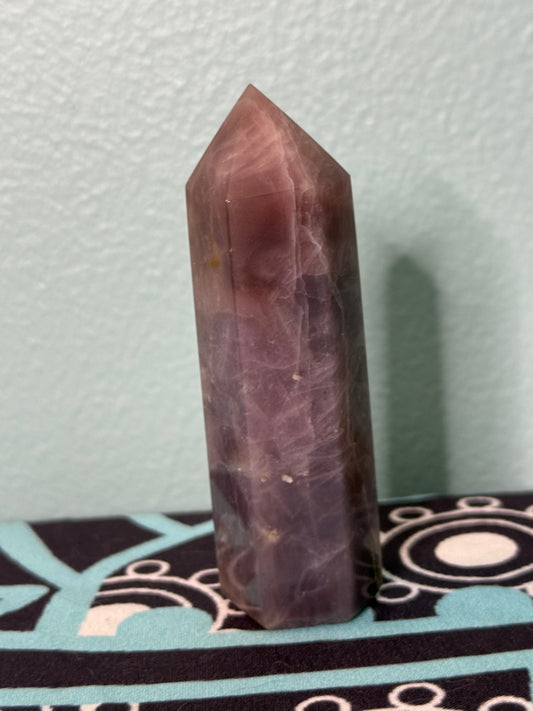 Lavender Rose Quartz Tower