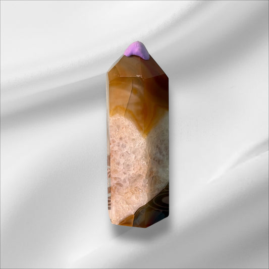 XL Carnelian + Quartz Tower