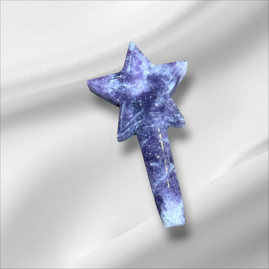 Lepidolite Star Wand #1