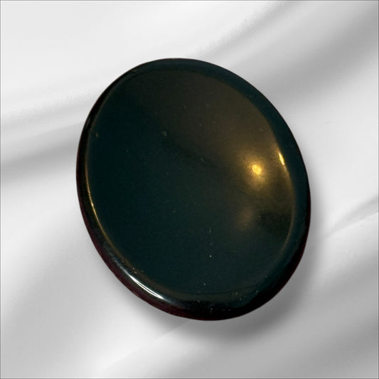 Obsidian Worry Stone #1
