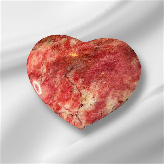 Dyed Moonstone Heart