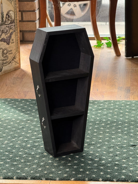 Open Coffin Wall Shelf